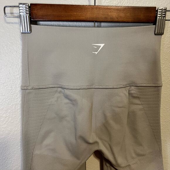 Gymshark Gray Seamless 7/8 Leggings Size XS - Picture 2 of 4